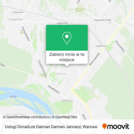 Mapa Usługi Doradcze Daiman Damian Jannasz