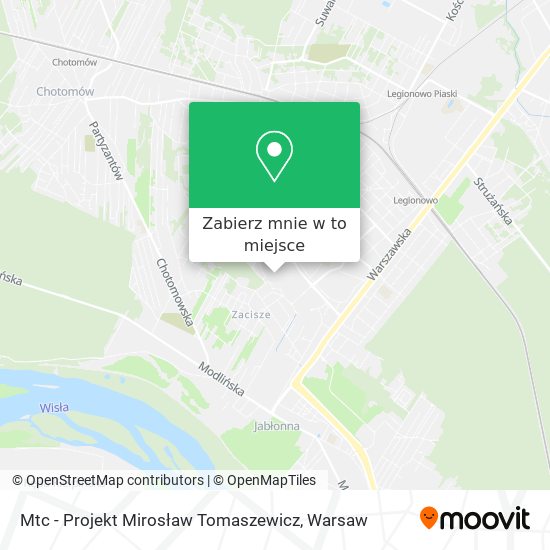 Mapa Mtc - Projekt Mirosław Tomaszewicz