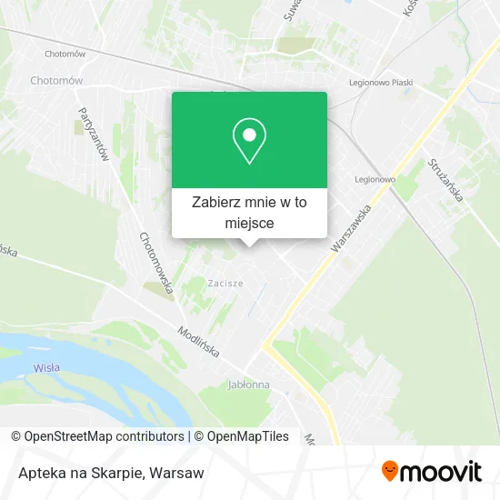 Mapa Apteka na Skarpie