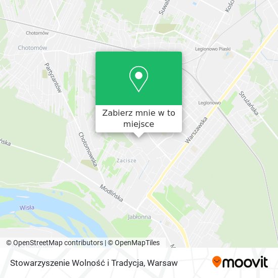 Mapa Stowarzyszenie Wolność i Tradycja