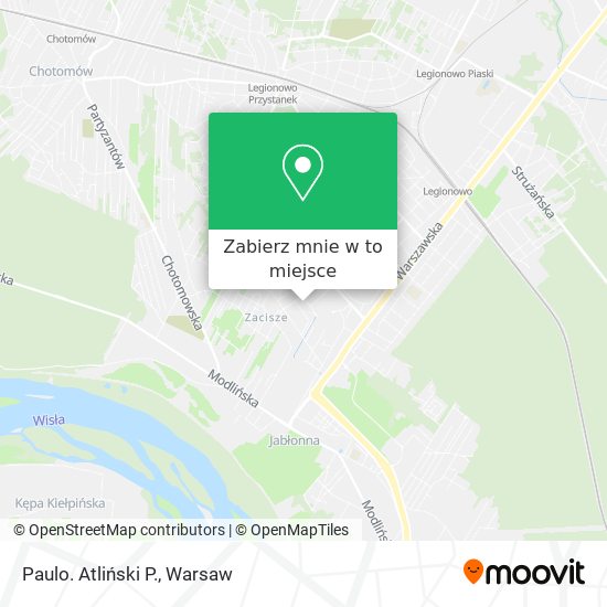 Mapa Paulo. Atliński P.