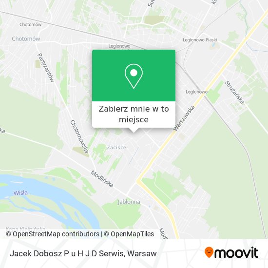 Mapa Jacek Dobosz P u H J D Serwis