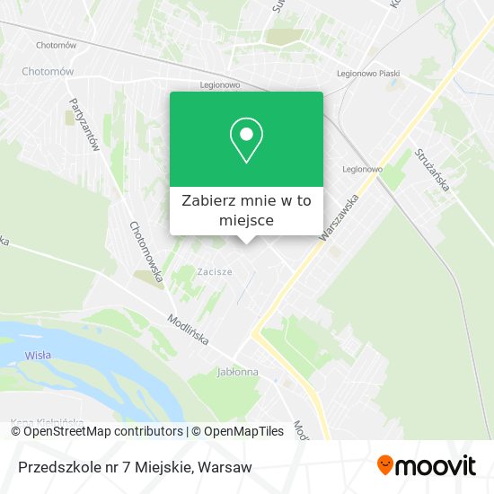 Mapa Przedszkole nr 7 Miejskie