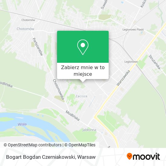 Mapa Bogart Bogdan Czerniakowski