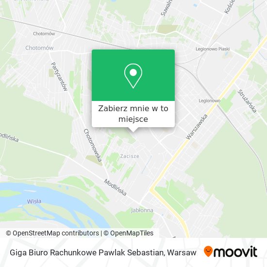 Mapa Giga Biuro Rachunkowe Pawlak Sebastian