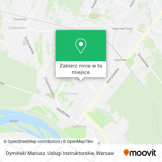 Mapa Dymiński Mariusz. Usługi Instruktorskie