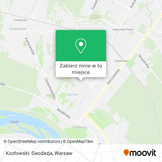 Mapa Kozłowski. Geodezja