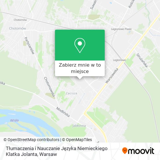 Mapa Tłumaczenia i Nauczanie Języka Niemieckiego Klatka Jolanta