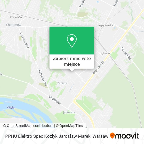 Mapa PPHU Elektro Spec Kozłyk Jarosław Marek