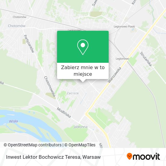 Mapa Inwest Lektor Bochowicz Teresa