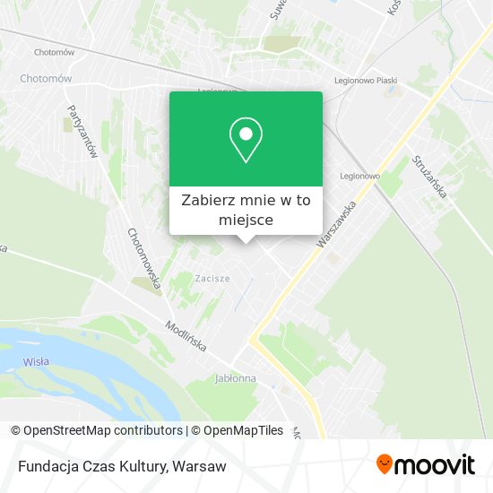 Mapa Fundacja Czas Kultury