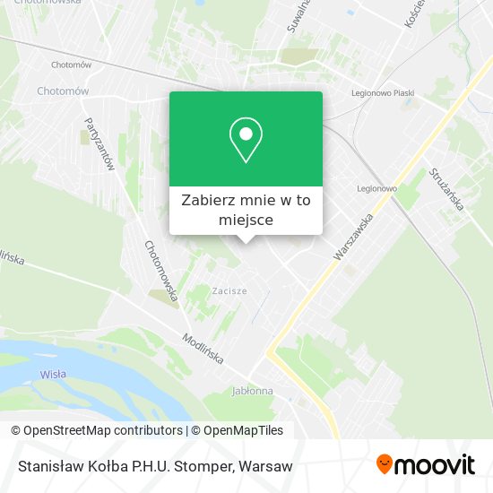 Mapa Stanisław Kołba P.H.U. Stomper