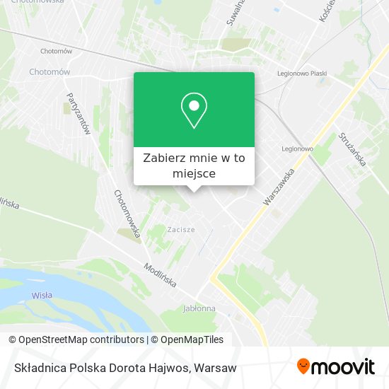 Mapa Składnica Polska Dorota Hajwos