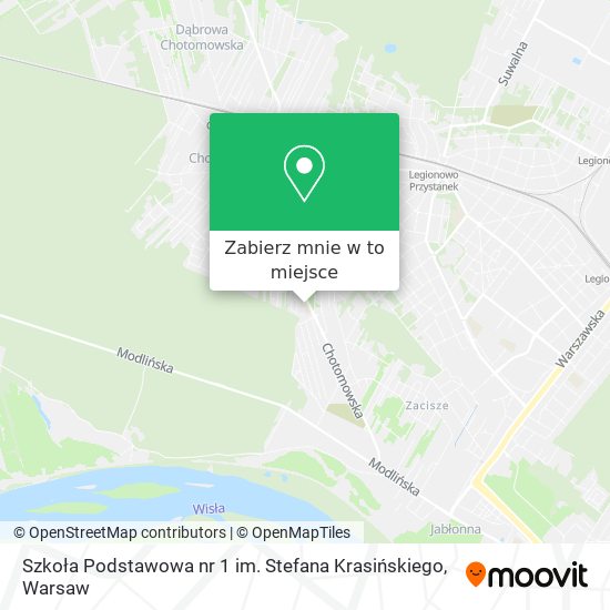 Mapa Szkoła Podstawowa nr 1 im. Stefana Krasińskiego