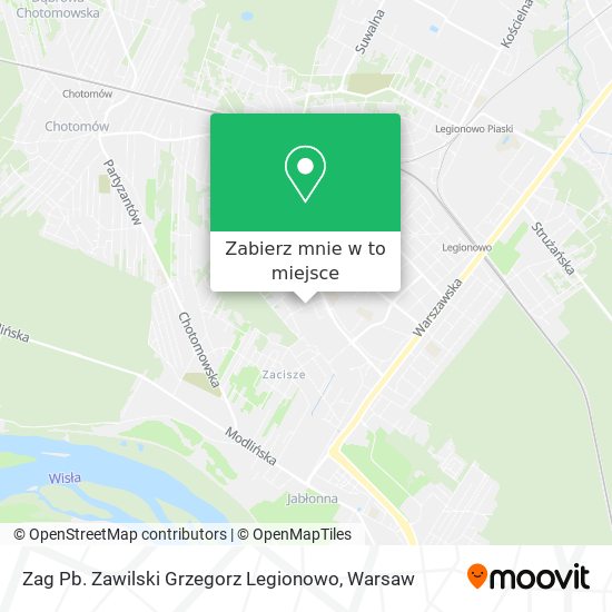 Mapa Zag Pb. Zawilski Grzegorz Legionowo