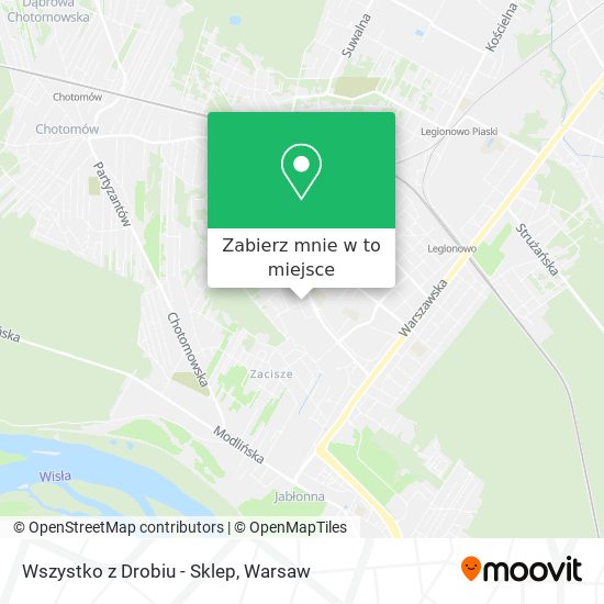 Mapa Wszystko z Drobiu - Sklep