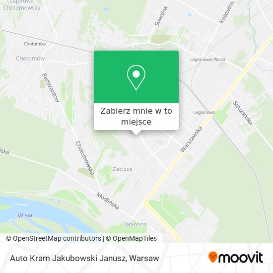 Mapa Auto Kram Jakubowski Janusz