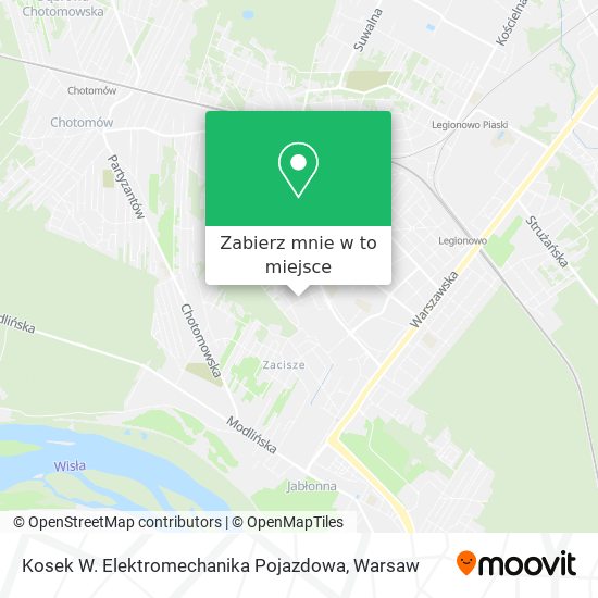 Mapa Kosek W. Elektromechanika Pojazdowa