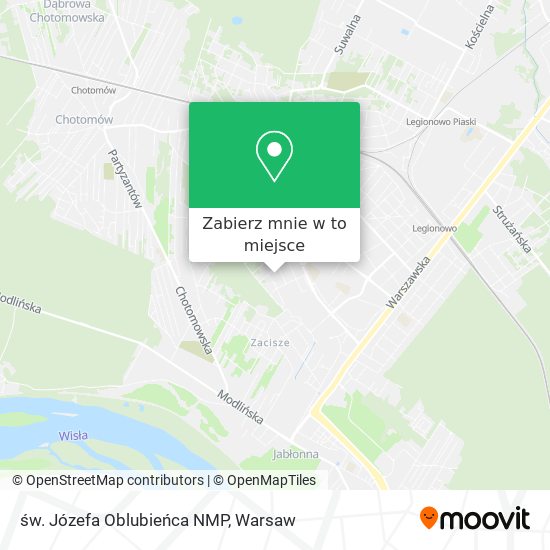 Mapa św. Józefa Oblubieńca NMP