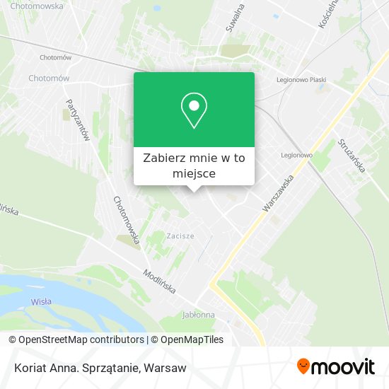 Mapa Koriat Anna. Sprzątanie