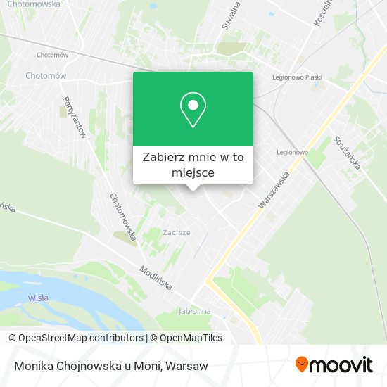 Mapa Monika Chojnowska u Moni