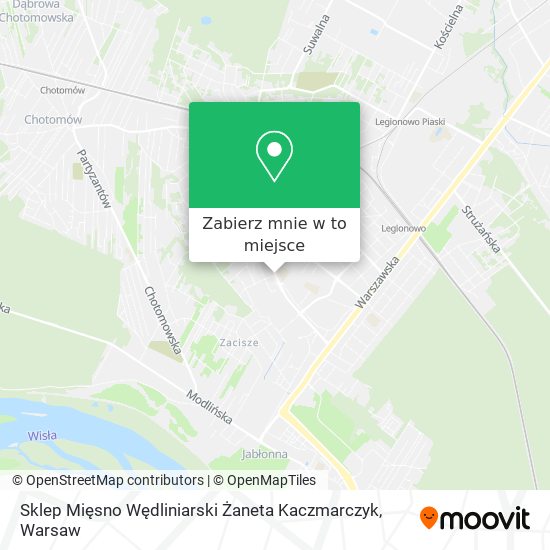 Mapa Sklep Mięsno Wędliniarski Żaneta Kaczmarczyk