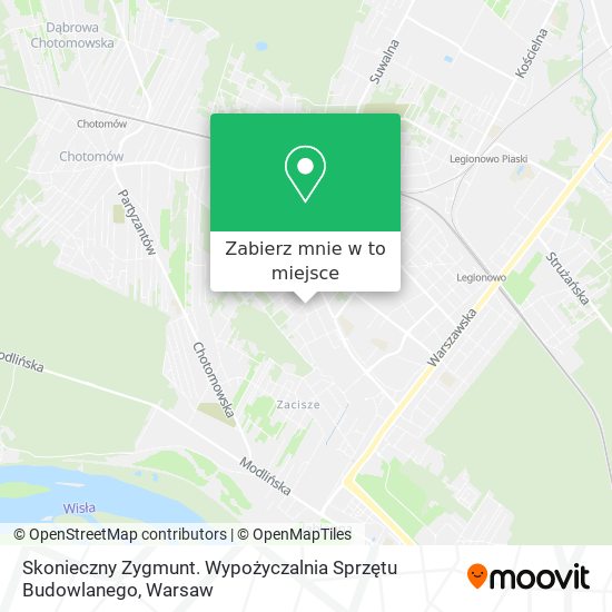 Mapa Skonieczny Zygmunt. Wypożyczalnia Sprzętu Budowlanego