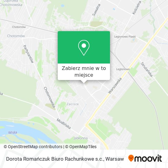 Mapa Dorota Romańczuk Biuro Rachunkowe s.c.