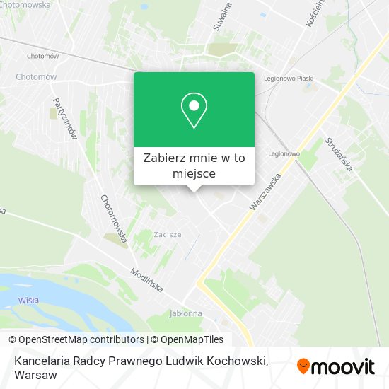 Mapa Kancelaria Radcy Prawnego Ludwik Kochowski