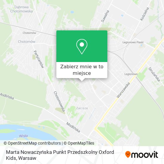 Mapa Marta Nowaczyńska Punkt Przedszkolny Oxford Kids