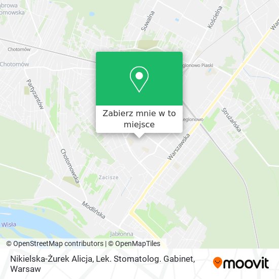 Mapa Nikielska-Żurek Alicja, Lek. Stomatolog. Gabinet