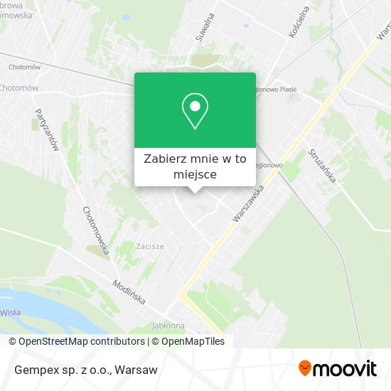 Mapa Gempex sp. z o.o.