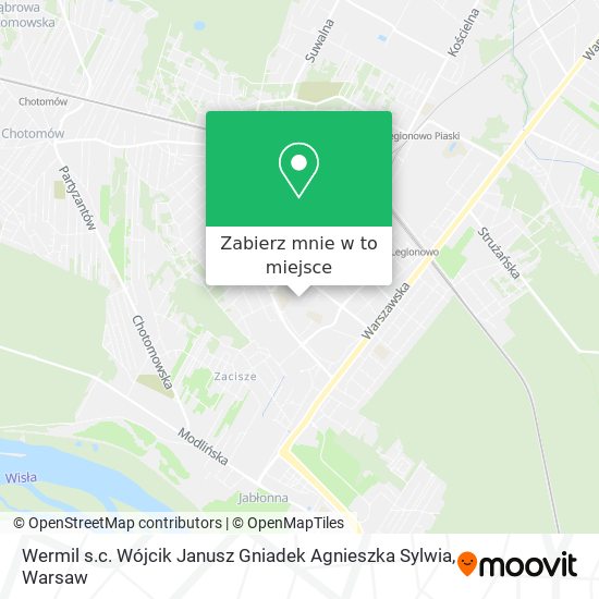 Mapa Wermil s.c. Wójcik Janusz Gniadek Agnieszka Sylwia