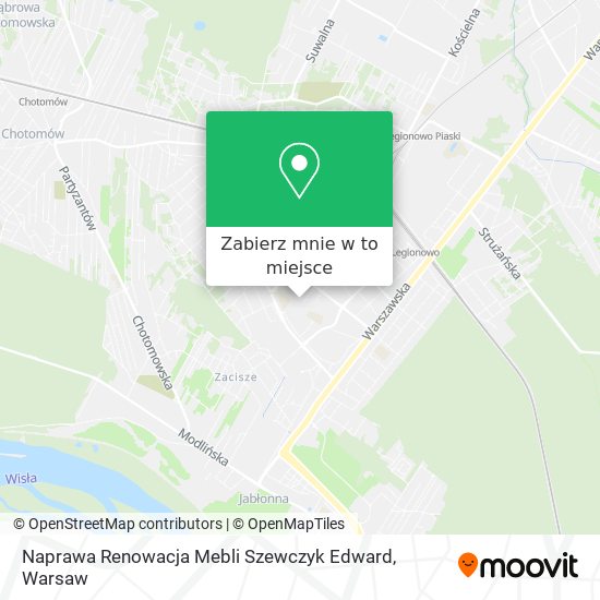 Mapa Naprawa Renowacja Mebli Szewczyk Edward