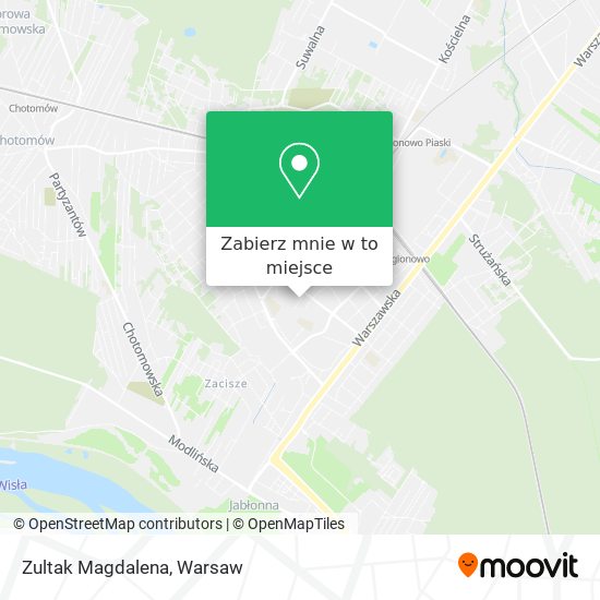 Mapa Zultak Magdalena