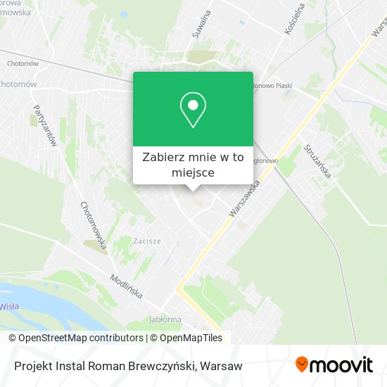 Mapa Projekt Instal Roman Brewczyński