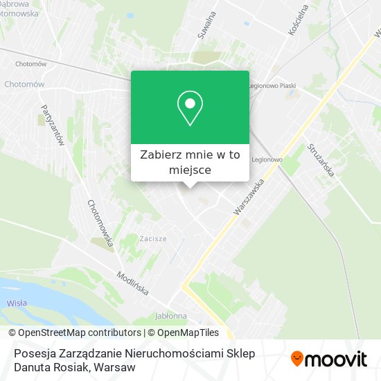 Mapa Posesja Zarządzanie Nieruchomościami Sklep Danuta Rosiak