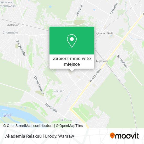 Mapa Akademia Relaksu i Urody