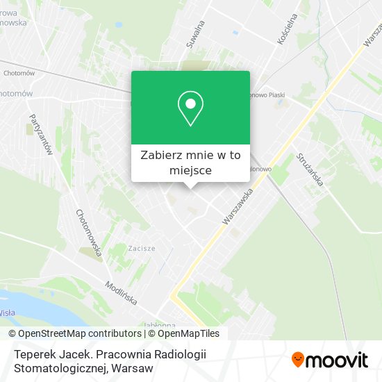 Mapa Teperek Jacek. Pracownia Radiologii Stomatologicznej