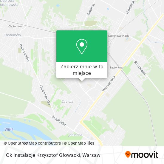 Mapa Ok Instalacje Krzysztof Głowacki