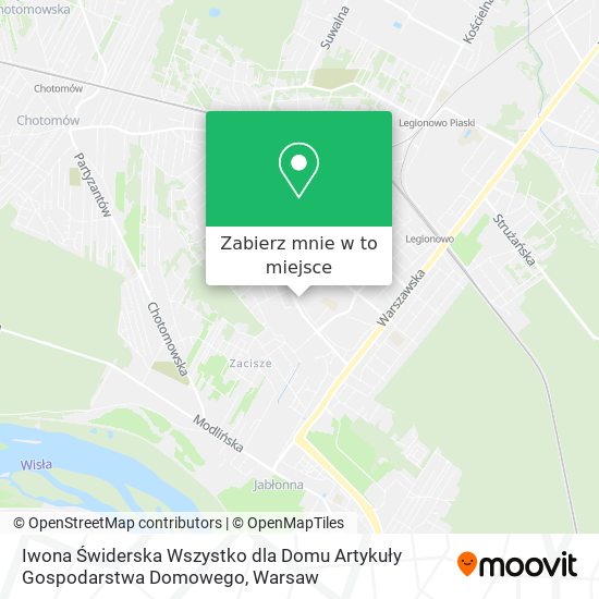 Mapa Iwona Świderska Wszystko dla Domu Artykuły Gospodarstwa Domowego