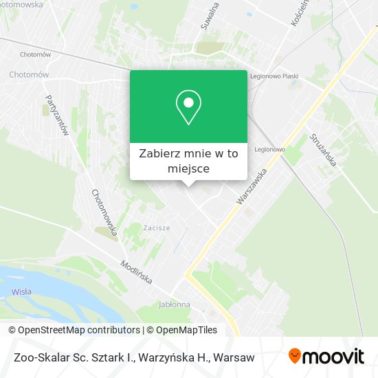 Mapa Zoo-Skalar Sc. Sztark I., Warzyńska H.