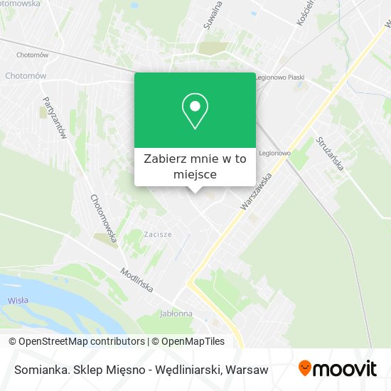 Mapa Somianka. Sklep Mięsno - Wędliniarski