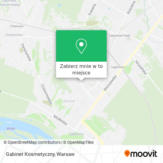 Mapa Gabinet Kosmetyczny