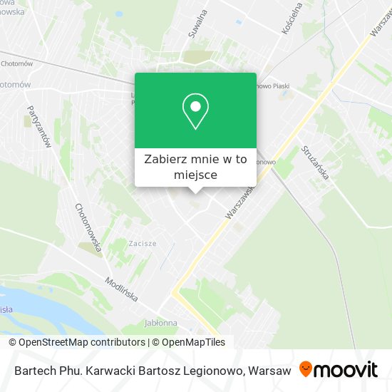 Mapa Bartech Phu. Karwacki Bartosz Legionowo