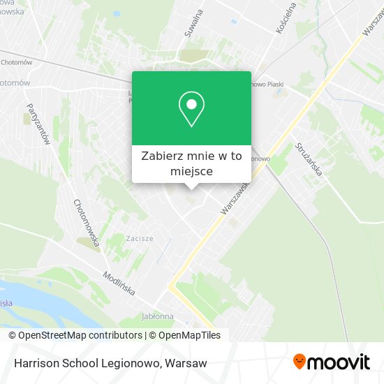 Mapa Harrison School Legionowo