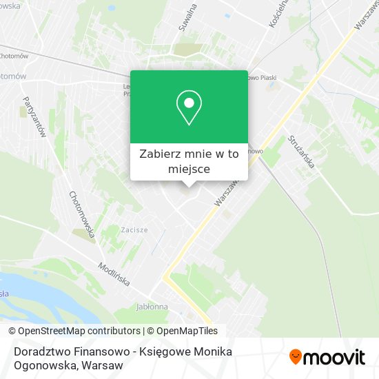 Mapa Doradztwo Finansowo - Księgowe Monika Ogonowska