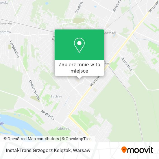 Mapa Instal-Trans Grzegorz Księżak