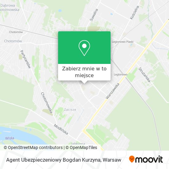 Mapa Agent Ubezpieczeniowy Bogdan Kurzyna