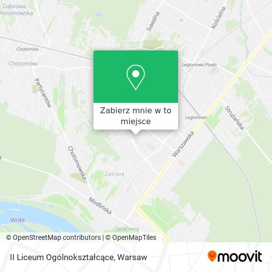 Mapa II Liceum Ogólnokształcące